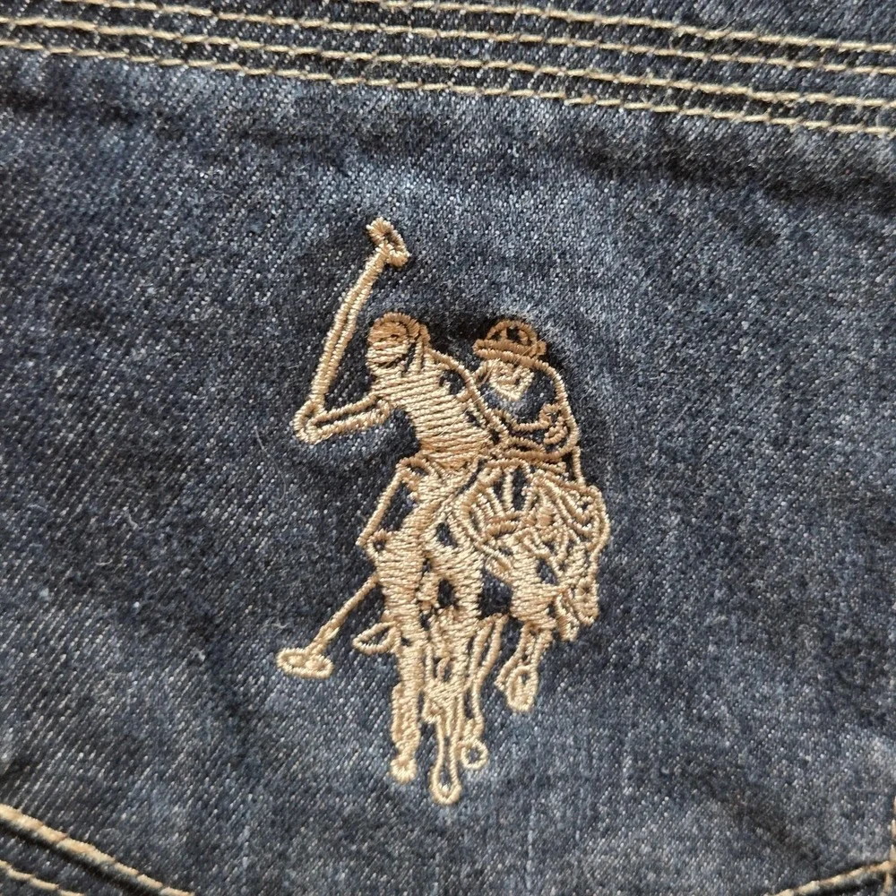 U.S. Polo Assn. Jeans Boys 12 Blue Slim Straight Dark Wash Denim‎ Casual Fall